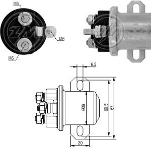 RELÉ AUXILIAR DE ARRANQUE 12V MERCEDES BENZ